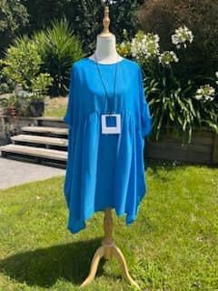 Fran High Low Tunic in georgette - S/M - L/XL - 4 Colour Options